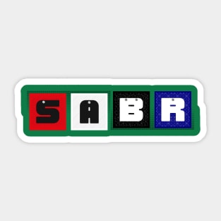 Sabr Sticker